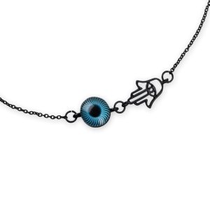 Halsband Fatimas hand med ögat